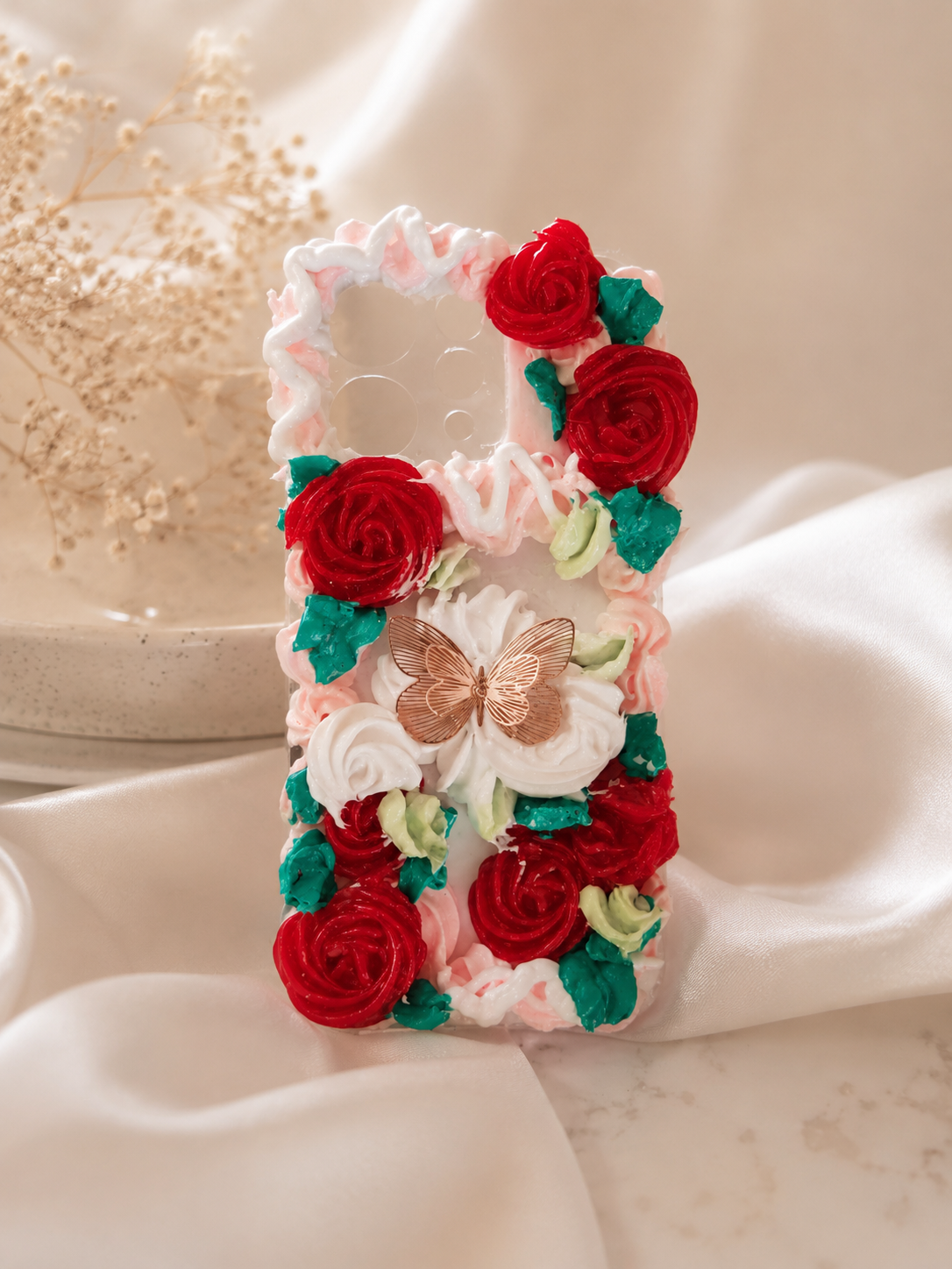Handmade decoden phone case